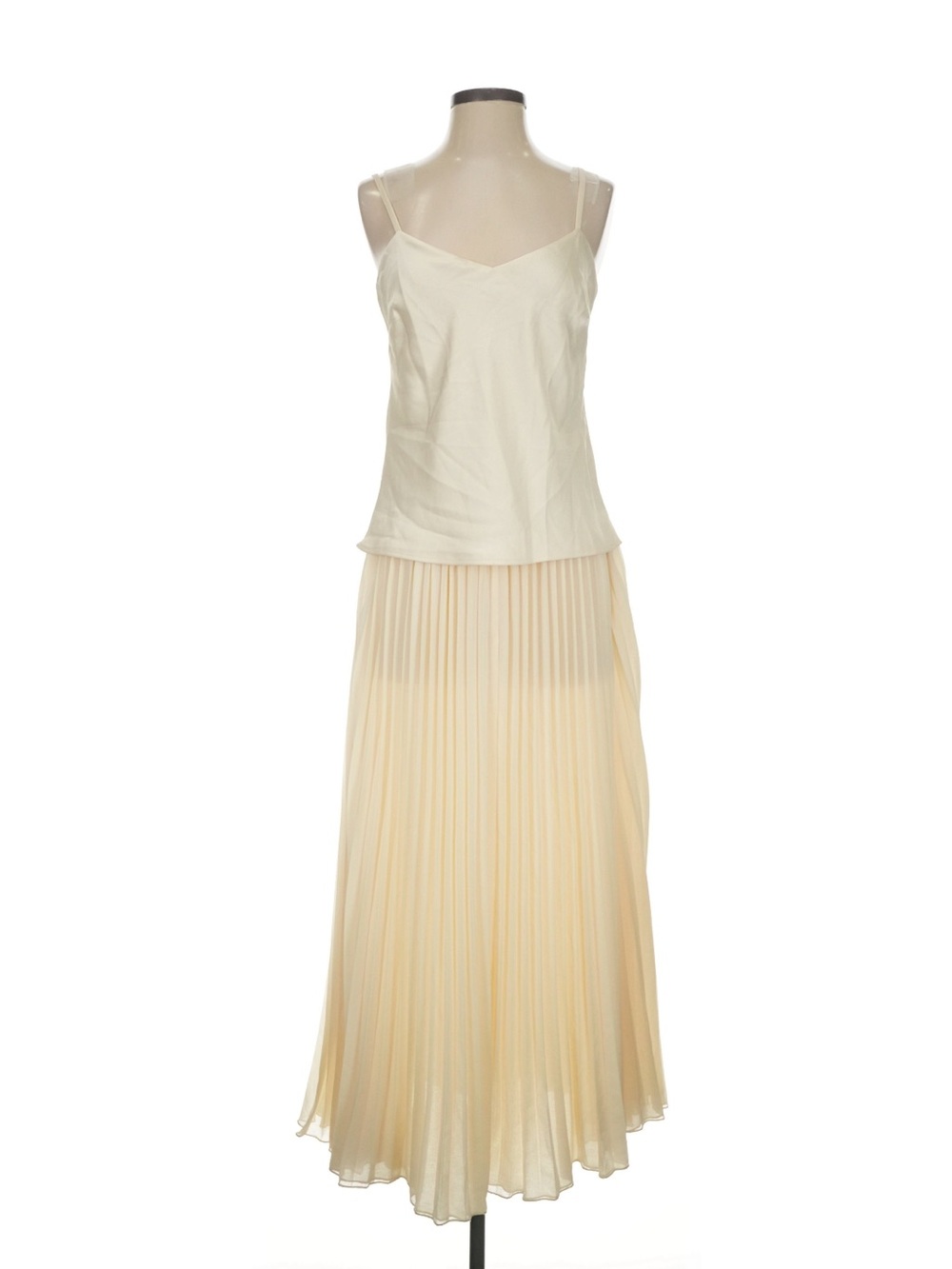 Avec Les Filles Pleated Maxi Dress